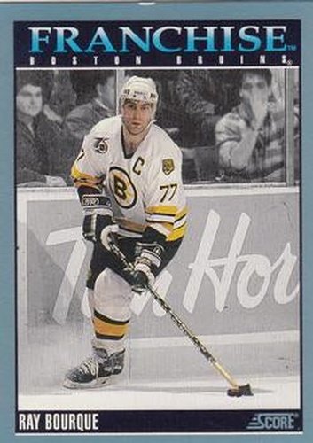 #419 Ray Bourque - Boston Bruins - 1992-93 Score Canadian Hockey