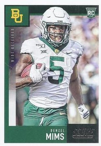 #419 Denzel Mims - Baylor Bears - 2020 Score Football