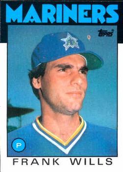 #419 Frank Wills - Seattle Mariners - 1986 Topps Baseball