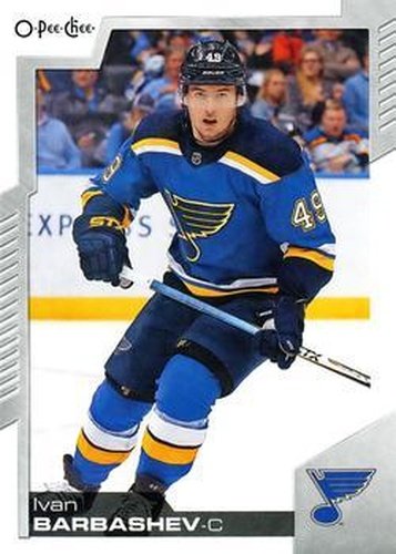 #419 Ivan Barbashev - St. Louis Blues - 2020-21 O-Pee-Chee Hockey