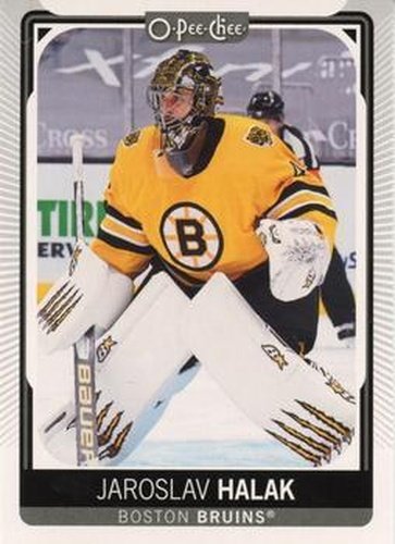 #419 Jaroslav Halak - Boston Bruins - 2021-22 O-Pee-Chee Hockey