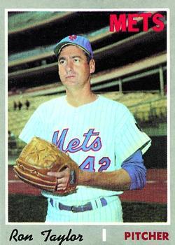 #419 Ron Taylor - New York Mets - 1970 Topps Baseball