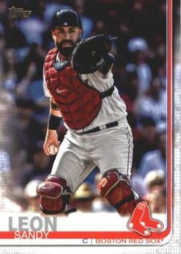 #419 Sandy Leon - Boston Red Sox - 2019 Topps Baseball
