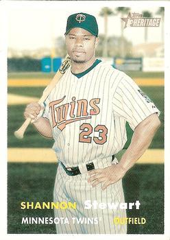 #419 Shannon Stewart - Minnesota Twins - 2006 Topps Heritage Baseball