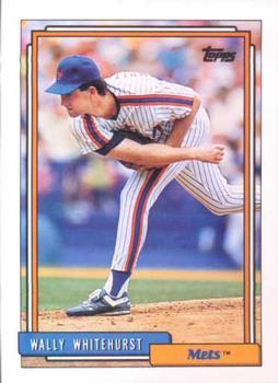 #419 Wally Whitehurst - New York Mets - 1992 Topps Baseball