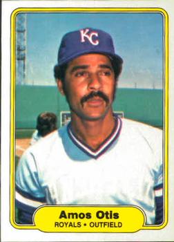 #419 Amos Otis - Kansas City Royals - 1982 Fleer Baseball
