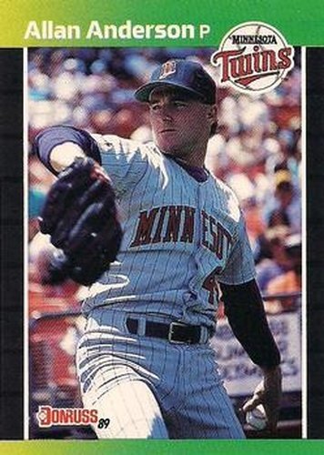 #419 Allan Anderson - Minnesota Twins - 1989 Donruss Baseball