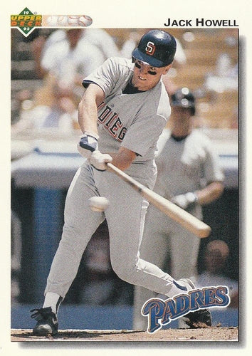 #419 Jack Howell - San Diego Padres - 1992 Upper Deck Baseball