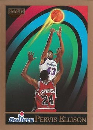 #419 Pervis Ellison - Washington Bullets - 1990-91 SkyBox Basketball