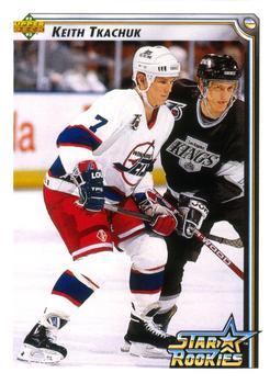 #419 Keith Tkachuk - Winnipeg Jets - 1992-93 Upper Deck Hockey