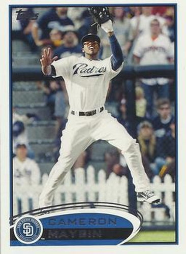 #419 Cameron Maybin - San Diego Padres - 2012 Topps Baseball