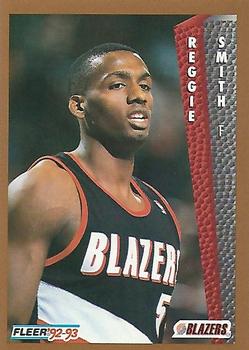 #419 Reggie Smith - Portland Trail Blazers - 1992-93 Fleer Basketball