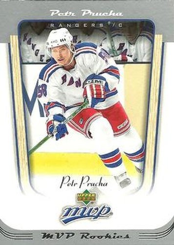 #419 Petr Prucha - New York Rangers - 2005-06 Upper Deck MVP Hockey
