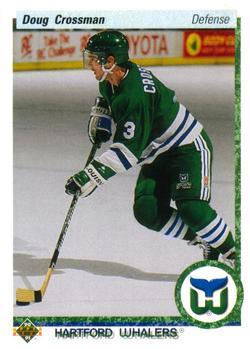 #419 Doug Crossman - Hartford Whalers - 1990-91 Upper Deck Hockey