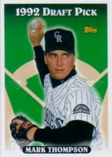 #419 Mark Thompson - Colorado Rockies - 1993 Topps Baseball