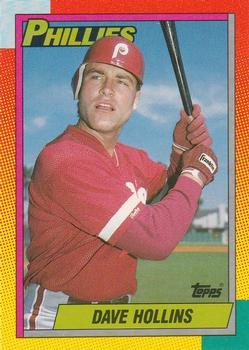 #41T Dave Hollins - Philadelphia Phillies - 1990 Topps Traded Baseball