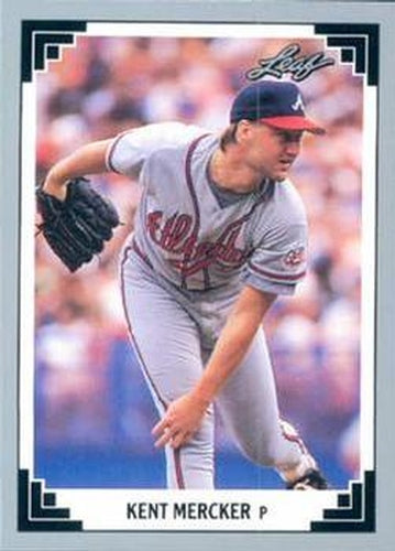 #41 Kent Mercker - Atlanta Braves - 1991 Leaf Baseball