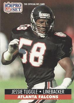 #441 Jessie Tuggle - Atlanta Falcons - 1991 Pro Set Football