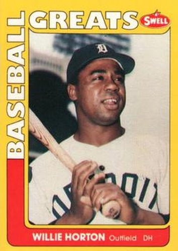 #41 Willie Horton - Detroit Tigers - 1991 Swell Baseball Greats