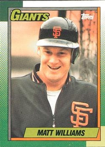 #41 Matt Williams - San Francisco Giants - 1990 O-Pee-Chee Baseball