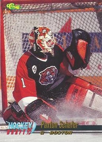 #41 Paxton Schafer - Boston Bruins - 1995 Classic Hockey