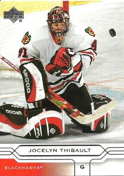 #41 Jocelyn Thibault - Chicago Blackhawks - 2004-05 Upper Deck Hockey