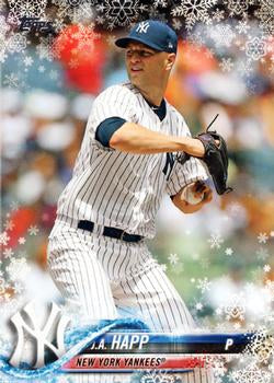 #HMW41 J.A. Happ - New York Yankees - 2018 Topps Holiday Baseball