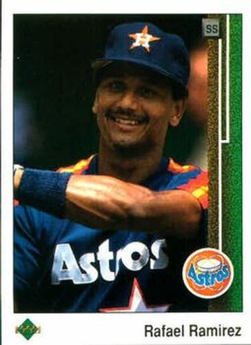 #341 Rafael Ramirez - Houston Astros - 1989 Upper Deck Baseball