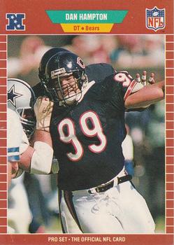 #41 Dan Hampton - Chicago Bears - 1989 Pro Set Football