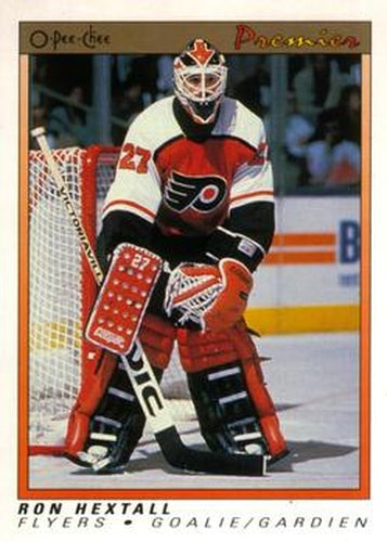 #41 Ron Hextall - Philadelphia Flyers - 1990-91 O-Pee-Chee Premier Hockey