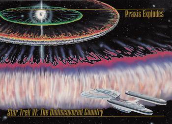 #41 Praxis Explodes - 1993 SkyBox Star Trek Master Series