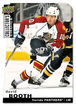 #41 David Booth - Florida Panthers - 2008-09 Collector's Choice Hockey