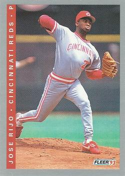 #41 Jose Rijo - Cincinnati Reds - 1993 Fleer Baseball