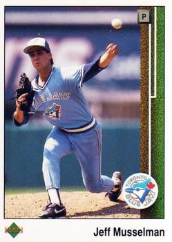 #41 Jeff Musselman - Toronto Blue Jays - 1989 Upper Deck Baseball