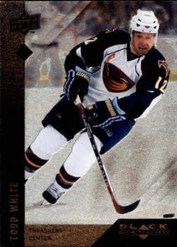 #41 Todd White - Atlanta Thrashers - 2009-10 Upper Deck Black Diamond Hockey