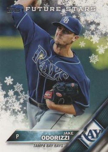 #HMW41 Jake Odorizzi - Tampa Bay Rays - 2016 Topps Holiday Baseball