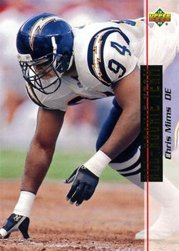 #41 Chris Mims - San Diego Chargers - 1993 Upper Deck Football