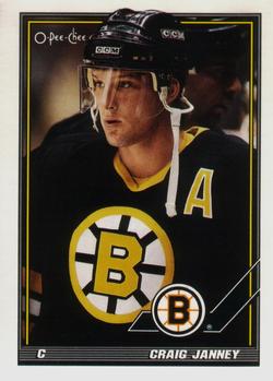 #41 Craig Janney - Boston Bruins - 1991-92 O-Pee-Chee Hockey