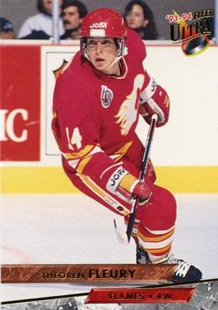 #41 Theoren Fleury - Calgary Flames - 1993-94 Ultra Hockey