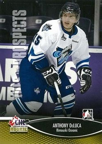 #41 Anthony DeLuca - Rimouski Oceanic - 2012-13 In The Game Heroes and Prospects Hockey