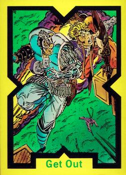 #41 Get Out - 1991 Marvel Comic Images X-Force