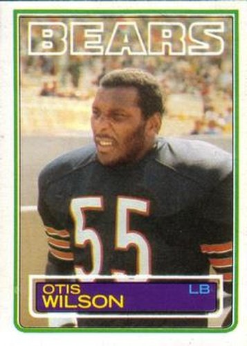 #41 Otis Wilson - Chicago Bears - 1983 Topps Football