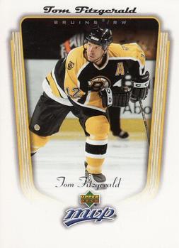 #41 Tom Fitzgerald - Boston Bruins - 2005-06 Upper Deck MVP Hockey