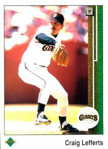 #541 Craig Lefferts - San Francisco Giants - 1989 Upper Deck Baseball