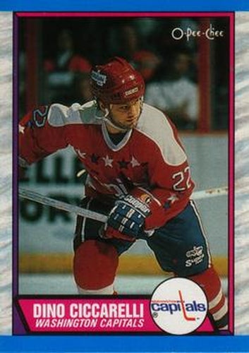 #41 Dino Ciccarelli - Washington Capitals - 1989-90 O-Pee-Chee Hockey