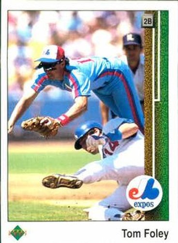 #441 Tom Foley - Montreal Expos - 1989 Upper Deck Baseball