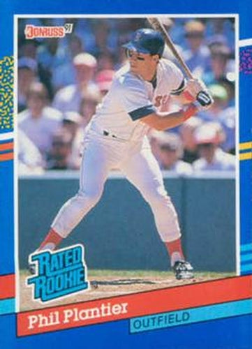 #41 Phil Plantier - Boston Red Sox - 1991 Donruss Baseball