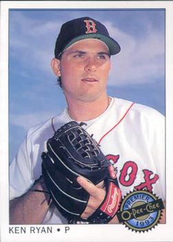 #41 Ken Ryan - Boston Red Sox - 1993 O-Pee-Chee Premier Baseball