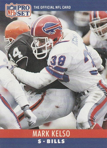 #41 Mark Kelso - Buffalo Bills - 1990 Pro Set Football