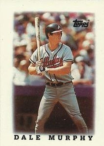 #41 Dale Murphy - Atlanta Braves - 1988 Topps Major League Leaders Minis Baseball